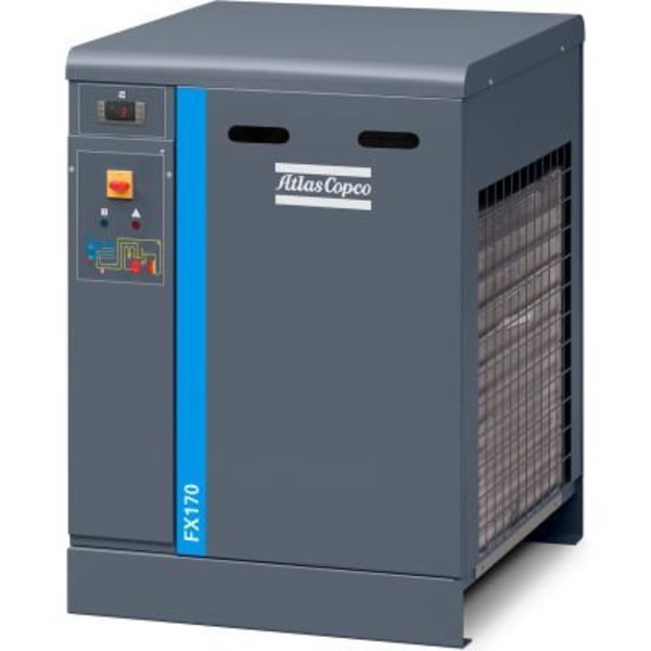 Atlas Copco Atlas Copco FX69N Refrigerant Air Dryer, 1 Phase, 230V, 158 CFM, 1 1/2" NPT 8102229365